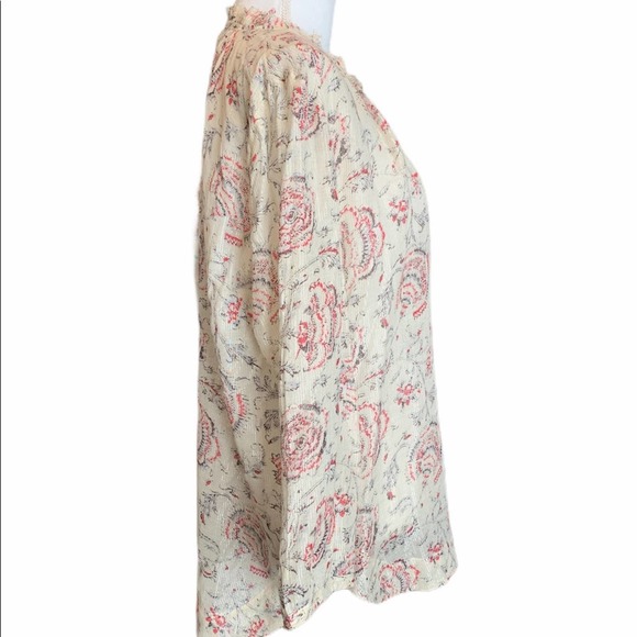 Madewell Shirred Popover in Turkish Garden Large - Picture 9 of 12